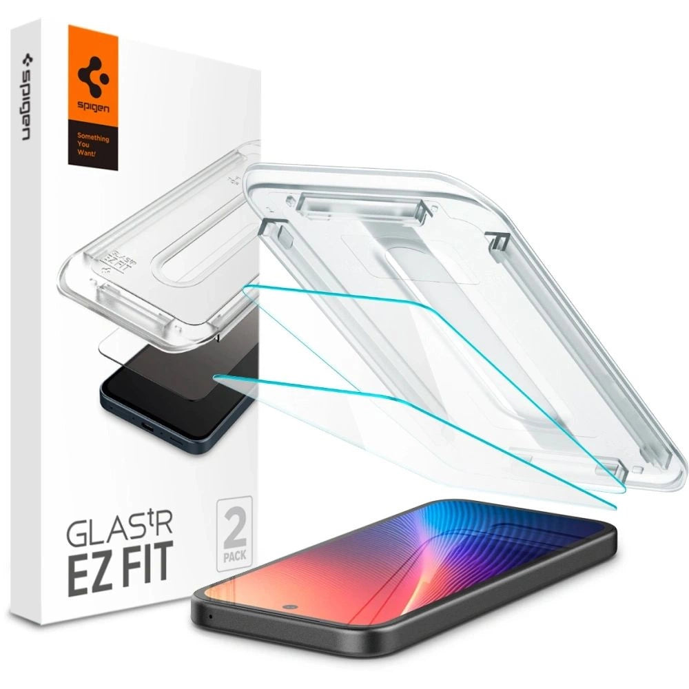 Spigen Glas.TR "Ez Fit" tempereret glas 2-pakke til Google Pixel 9A - Clear