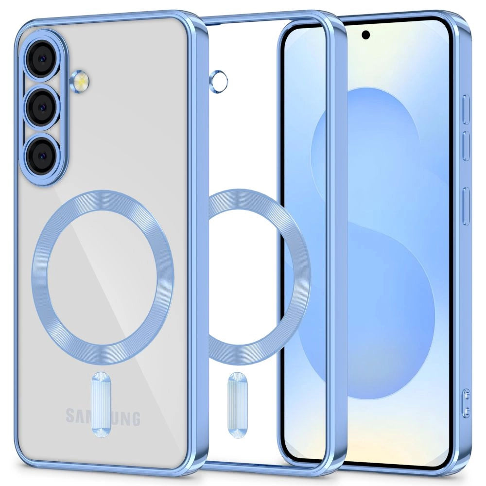 Tech-Protect MagFlex MagSafe Case til Samsung Galaxy S25 - Clear Blue