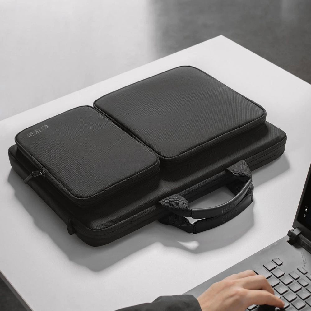 Tech-Protect Defender Bag for 17" Laptop - Black