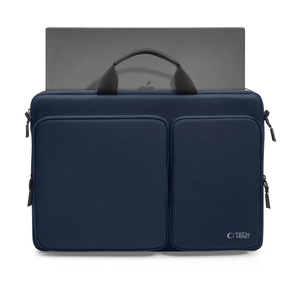 Tech-Protect Defender Bag til 17" Laptop - Navy Blue
