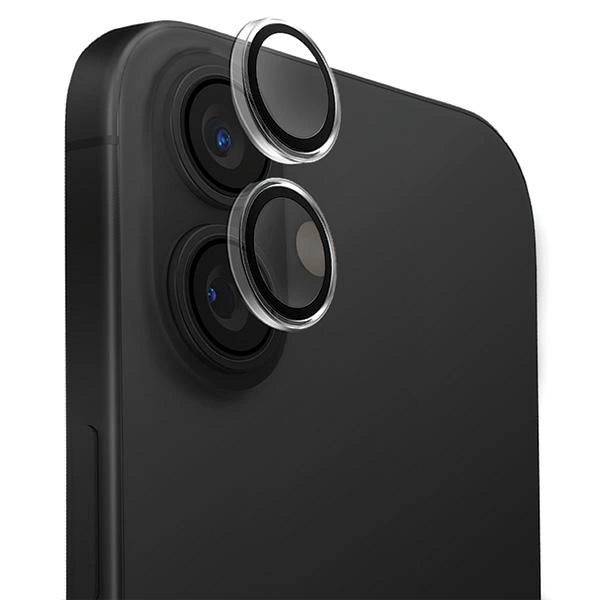 Uniq Optix Clear Camera Lens Protector iPhone 16 / 16 Plus med applikator - Clear Black