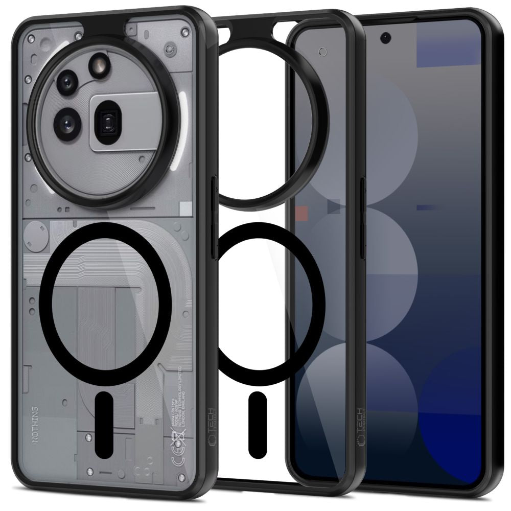 Tech-Protect MagMat MagSafe Case for ingenting Telefon 3A Pro - klar sort