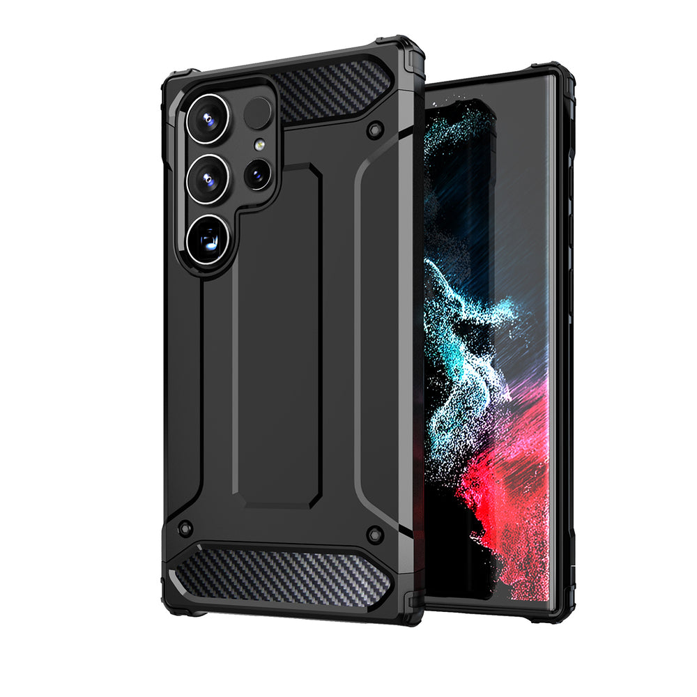 Hybrid Armor Case til Xiaomi Redmi 14C - sort