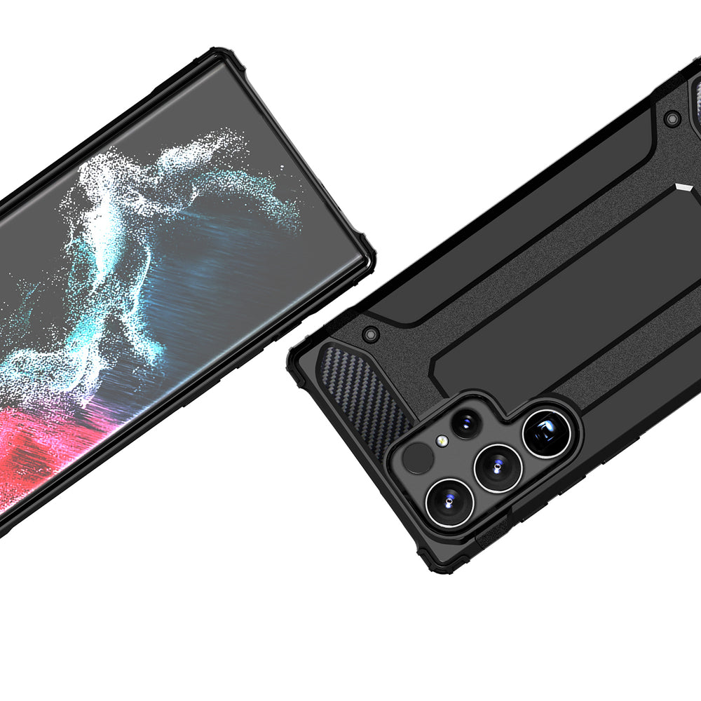 Hybrid Armor Case til Xiaomi Redmi 14C - sort