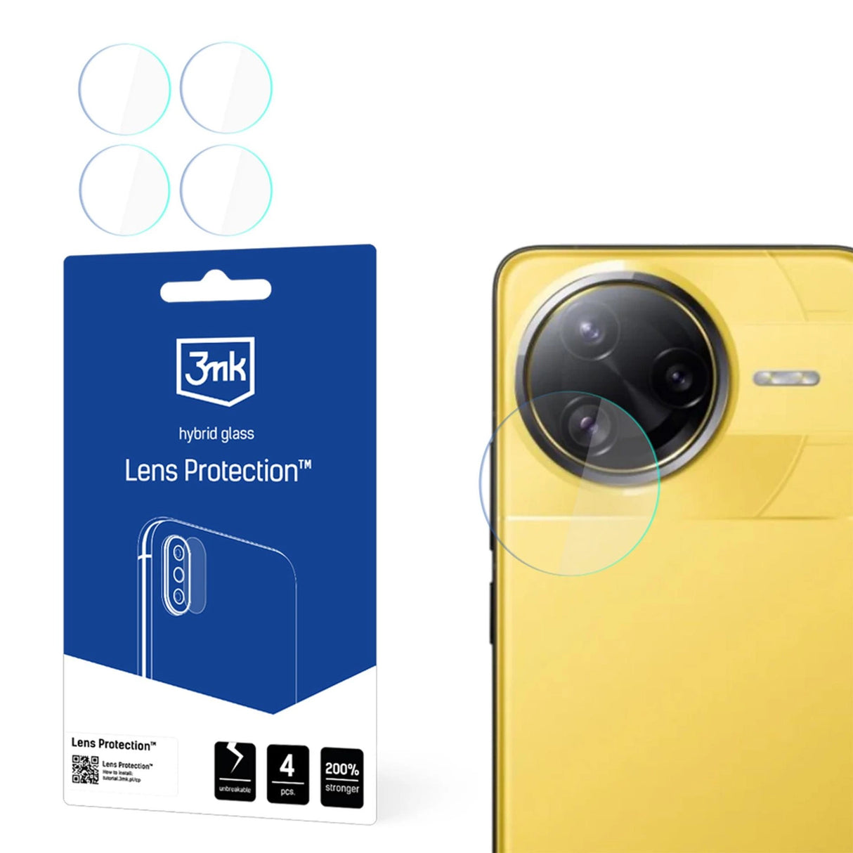 3mk Lens Protection Hybrid Glass til Xiaomi Poco F7 Ultra Camera Lens