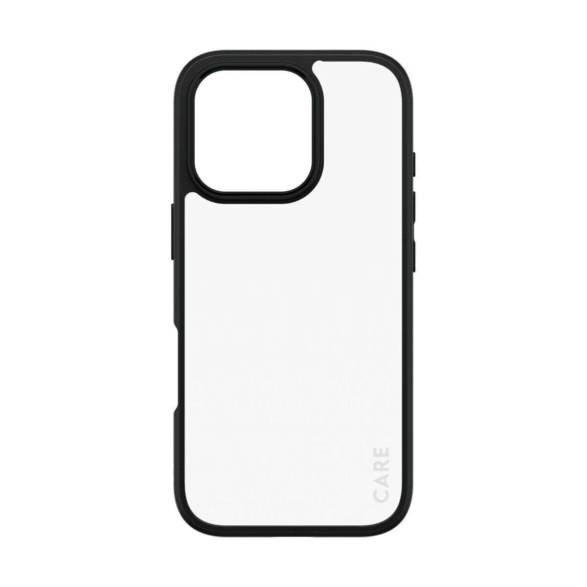 PanzerGlass CARE™ by ® Urban Combat Case Transparent m. Sort Ramme iPhone 16 Pro