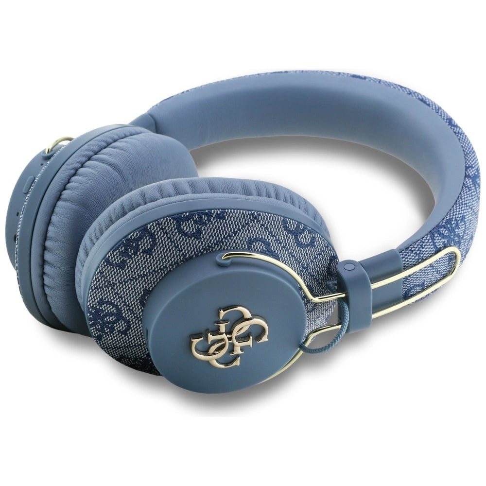 Guess ENC Metal 4G Logo Over-Ear Headphones - Blå