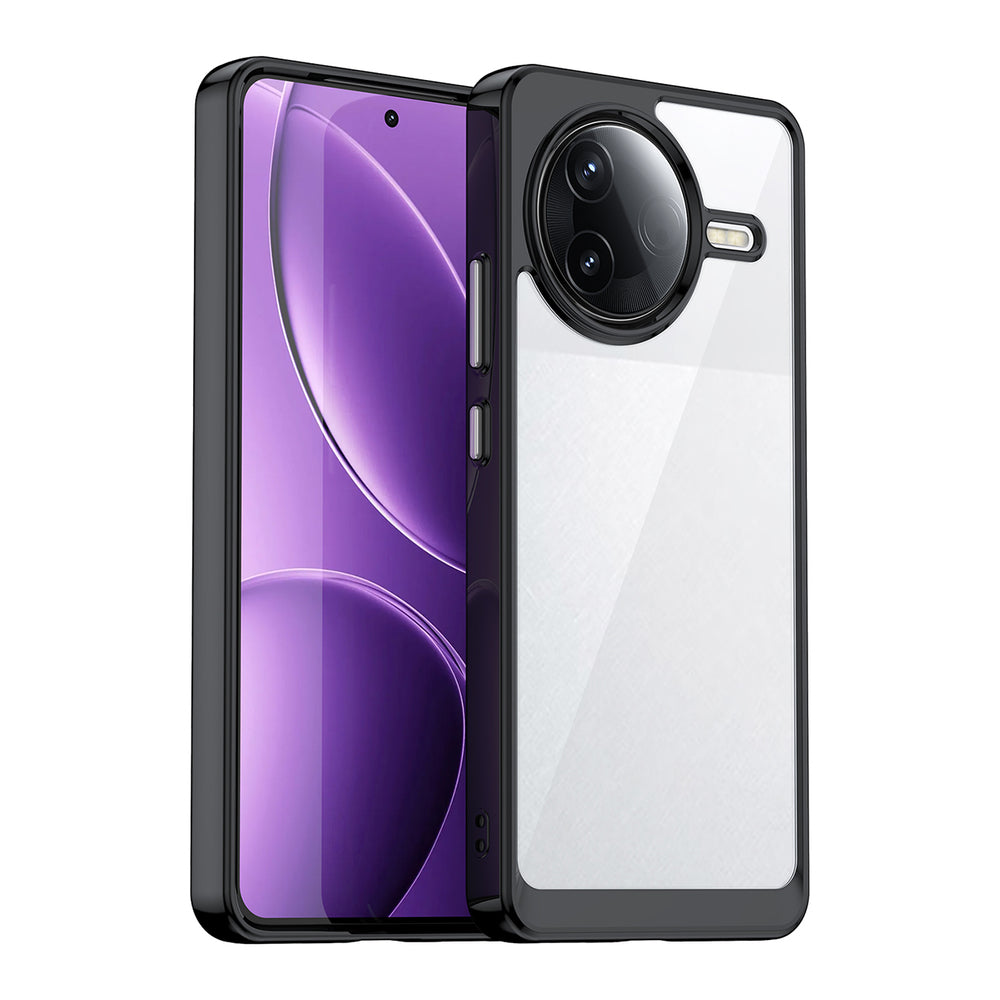 Outer Space Case med Gel Frame til Xiaomi Poco F7 Ultra - sort