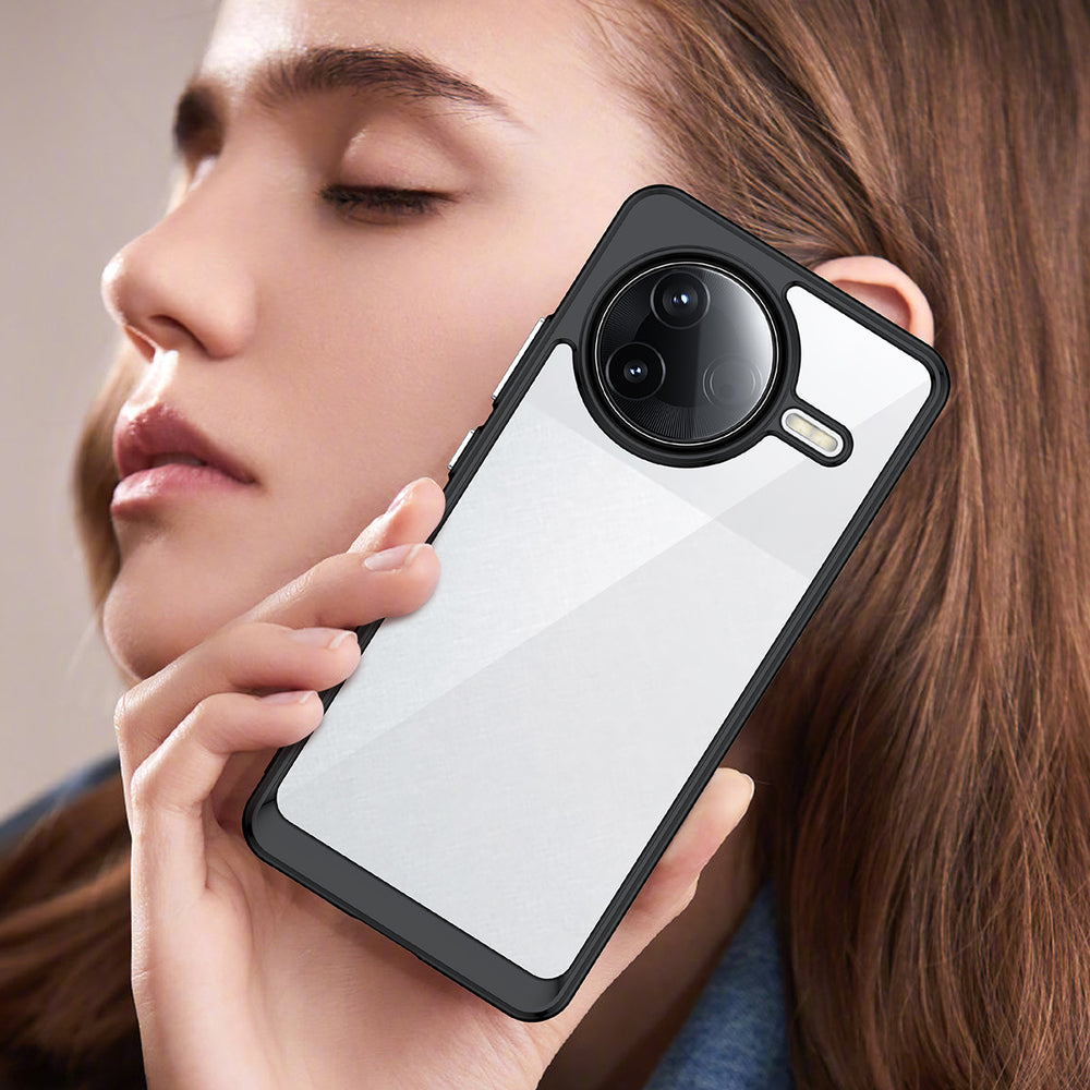 Outer Space Case med Gel Frame til Xiaomi Poco F7 Ultra - sort