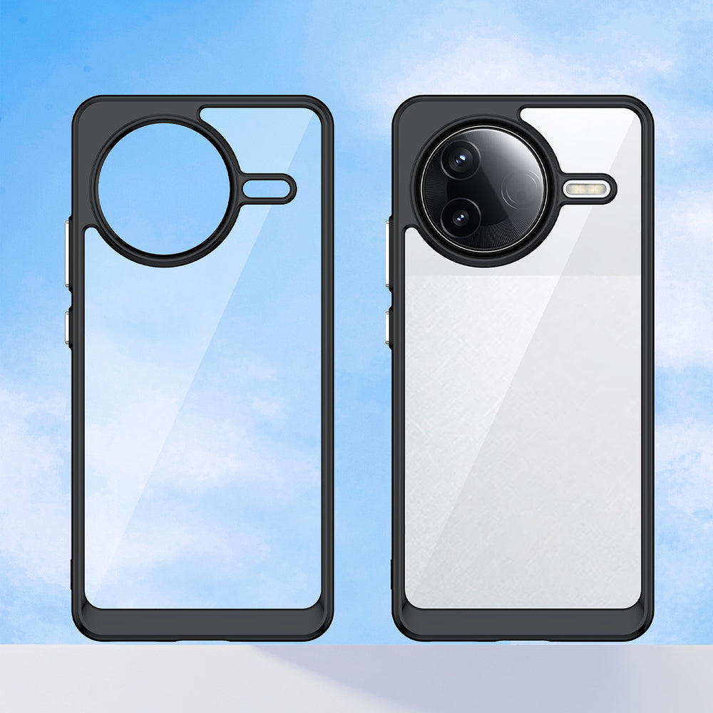 Outer Space Case med Gel Frame til Xiaomi Poco F7 Ultra - sort