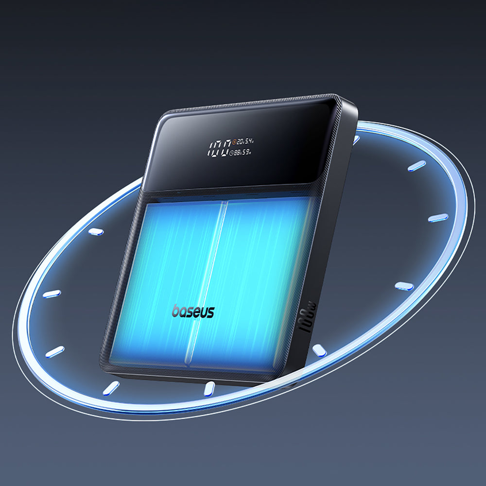 Baseus Blade H1 20000mAh 100W Powerbank med skærm - sort