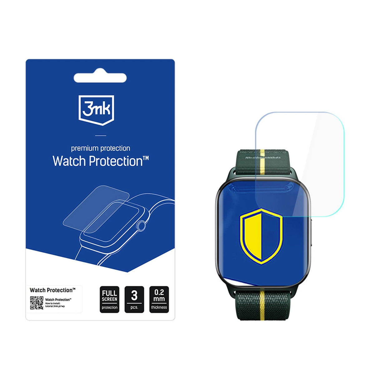 3mk Watch Protection ARC Smartwatch skærmbeskytter til Motorola Moto Watch Fit