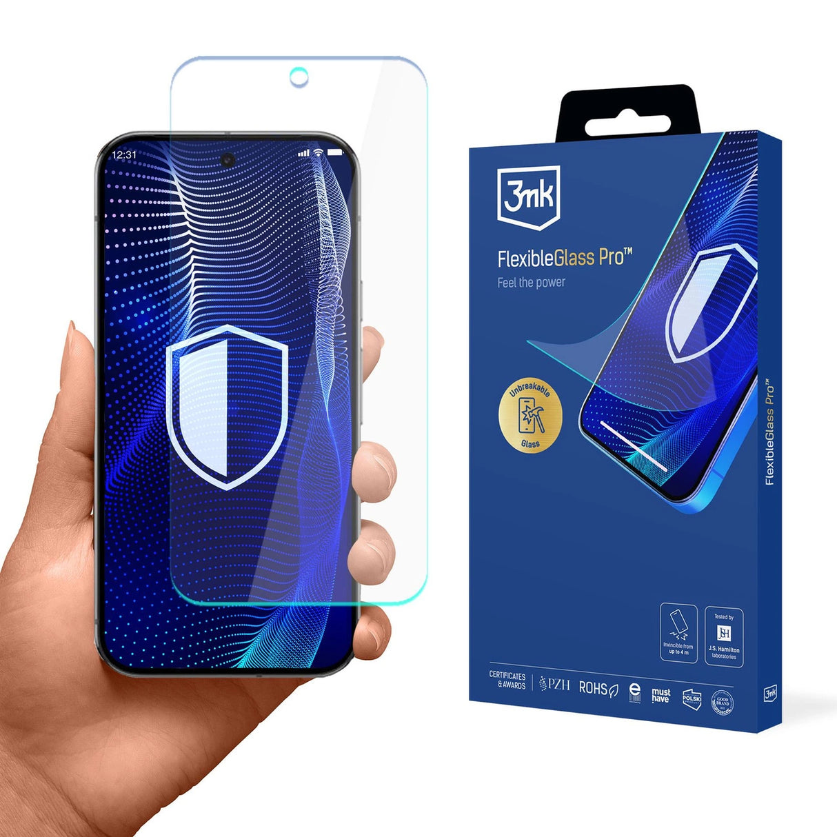 Hybridglas 3mk FlexibleGlass Pro til Google Pixel 9 Pro XL