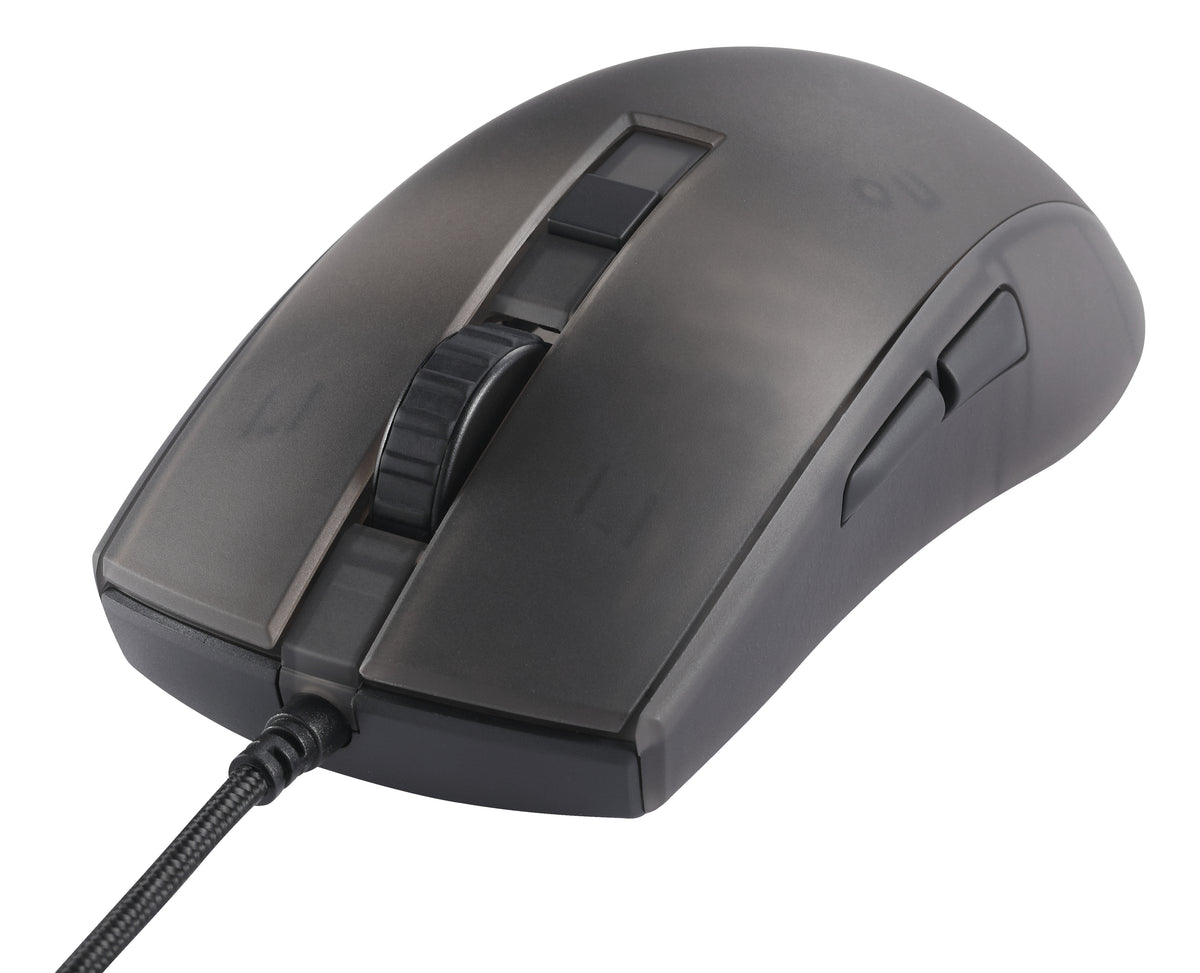 Deltaco Gaming DM310 ultralight mouse, semi-transparent blac