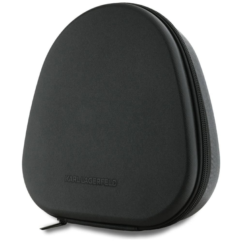 Karl Lagerfeld Saffiano Langstrakte Bluetooth ANC-hovedtelefoner - sort