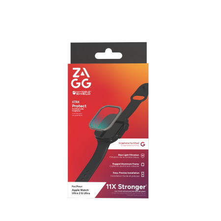 ZAGG InvisibleShield Glass XTR4 beskyttende glas til Apple Watch Ultra 49mm - Titanium