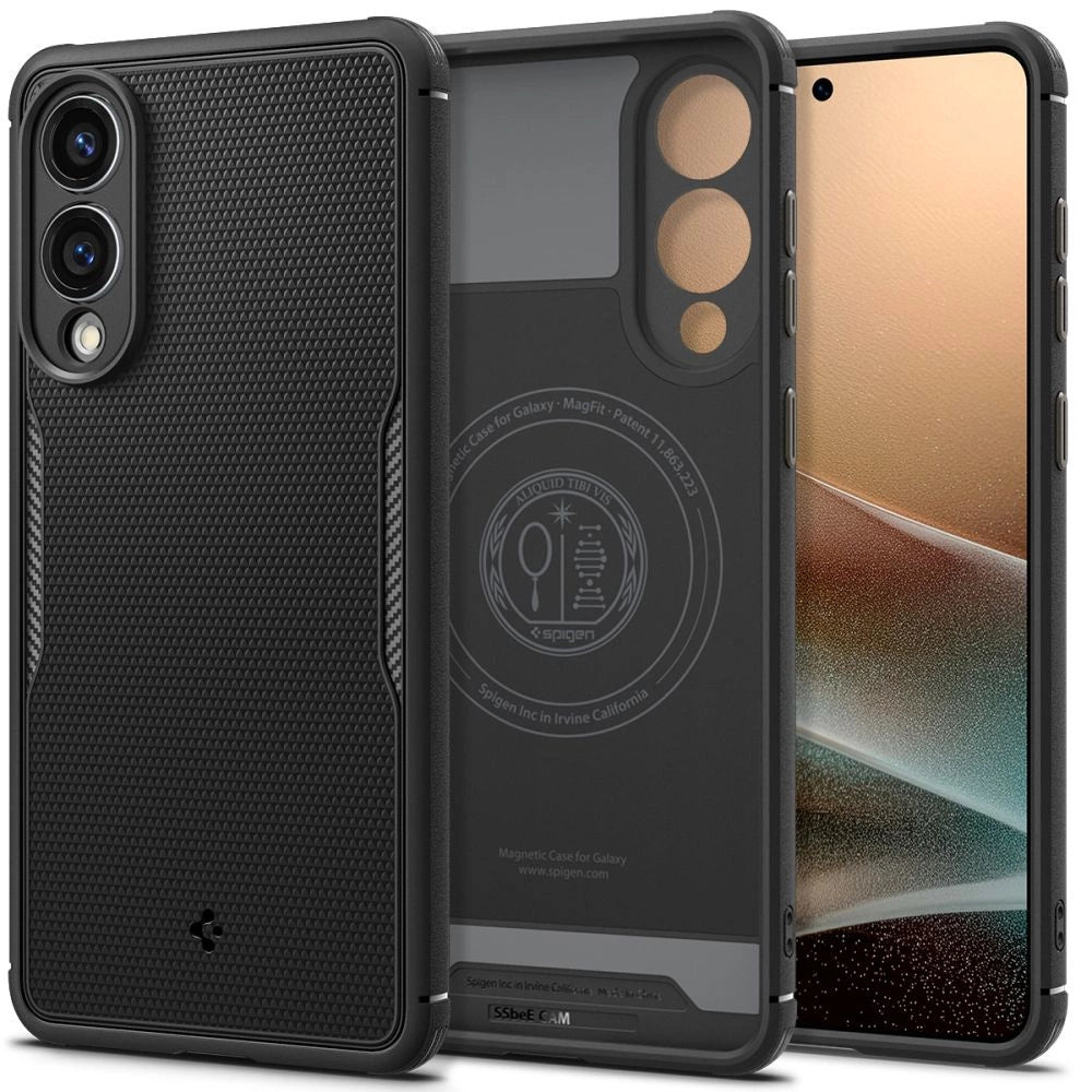 Spigen Core Armor Mag Case med MagSafe til Samsung Galaxy S25 Edge - sort