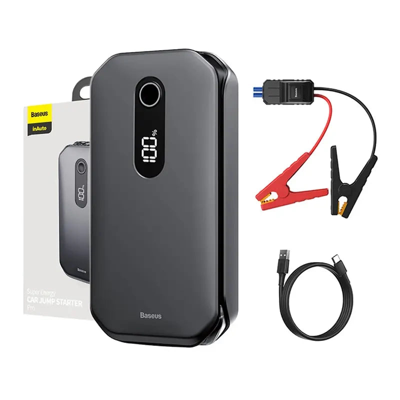 Baseus Super Energy Car Jump Starter 12000mAh, 1000A, USB (sort)