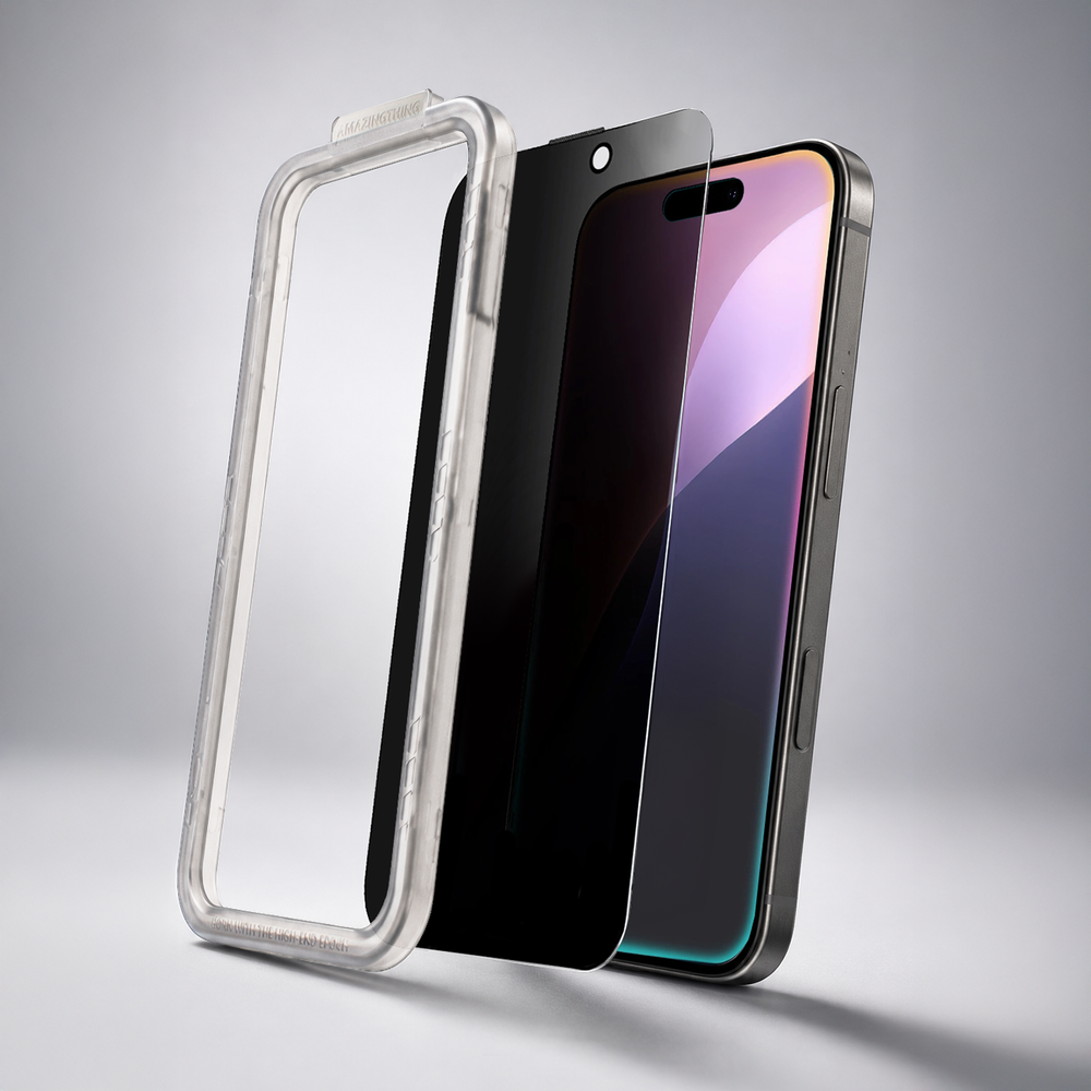 AmazingThing Radix privatlivsglas privatlivshærdet glas til iPhone 16 Pro Max