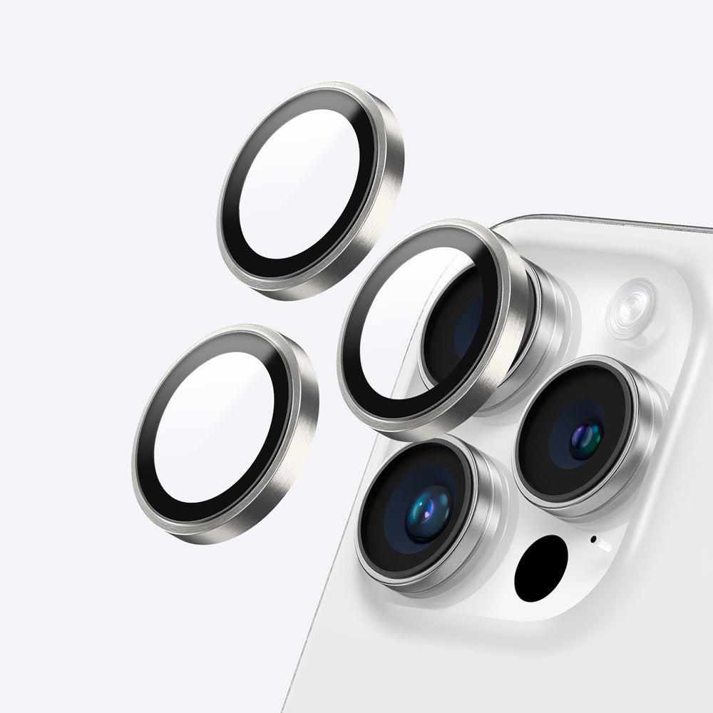 AmazingThing AR 3 Lens Glass Full Clear tempereret glas til iPhone 16 Pro / 16 Pro Max - gennemsigtigt
