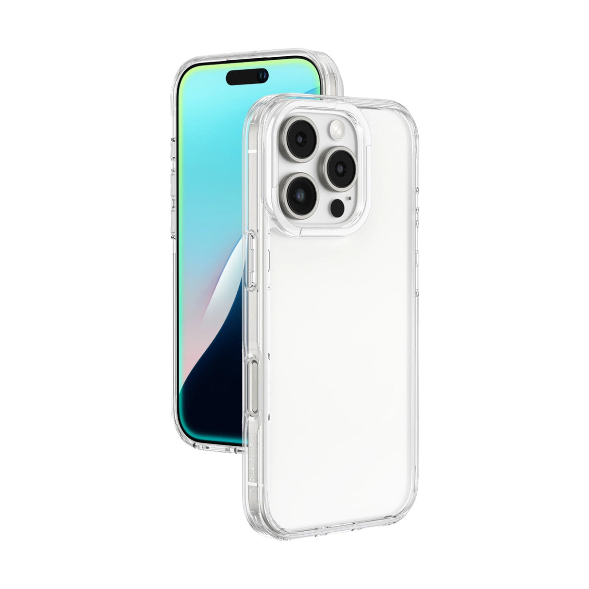 AmazingThing Minimal Case til iPhone 16 Pro Max Silicone Case - Gennemsigtig