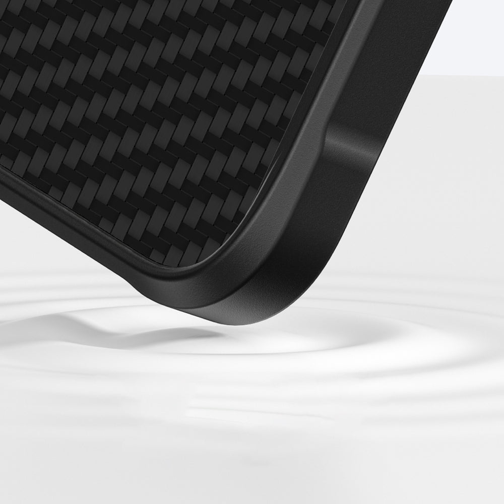 AmazingThing Titan Max Case med 1500D Aramid Fibre til iPhone 16 Pro - sort