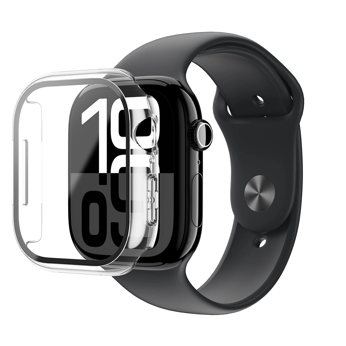 AMAZINGthing IW42RXCL Smart bærbart (wearable) tilbehør Cover Transparent Polykarbonat (PC), Hærdet glas