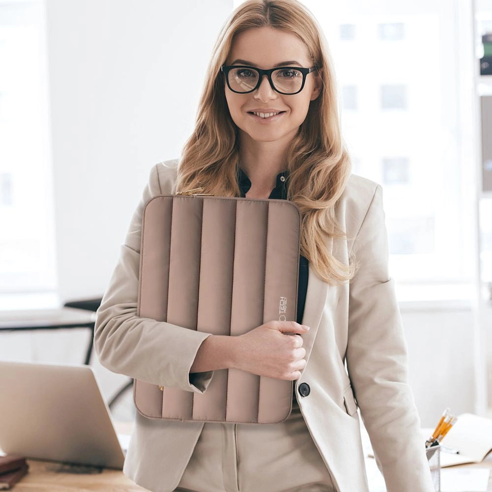 Tech-Protett Fluffy Laptop Bag 13-14 - Brunt