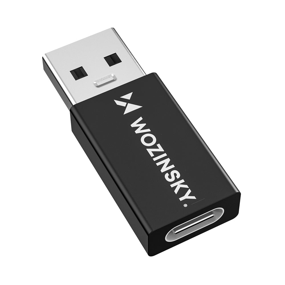 Wozinsky WAAC-01 USB-A - USB-C OTG-adapter - sort