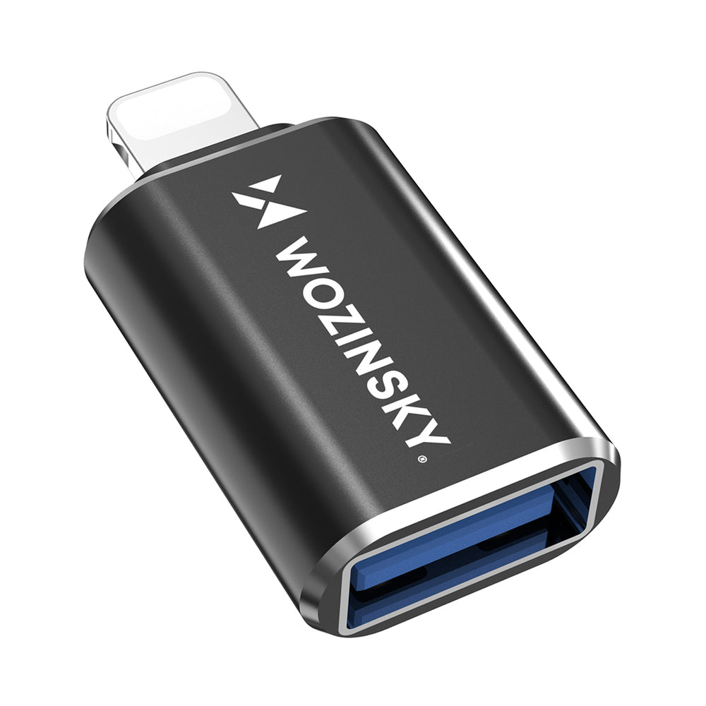 Wozinsky WALA-01 Lightning til USB-A OTG-adapter - sort
