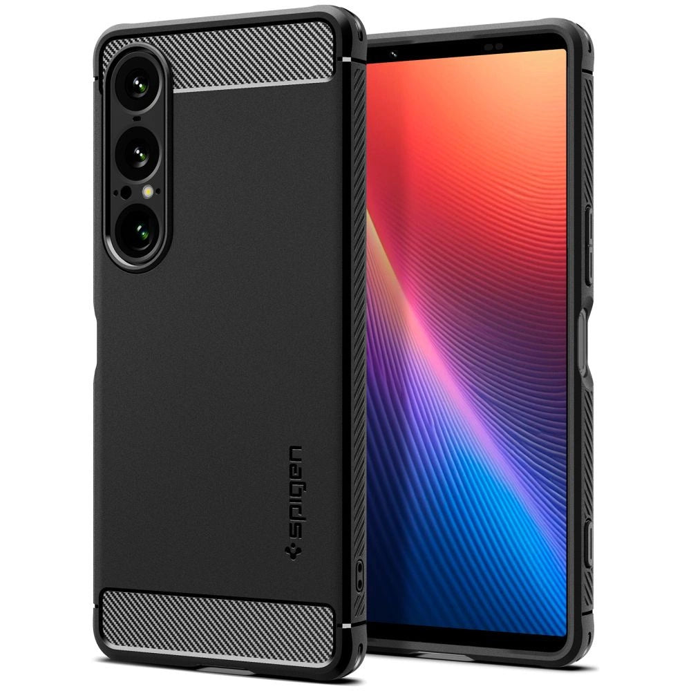 Spigen Rugged Armor Case til Sony Xperia 1 VII - Matte Black