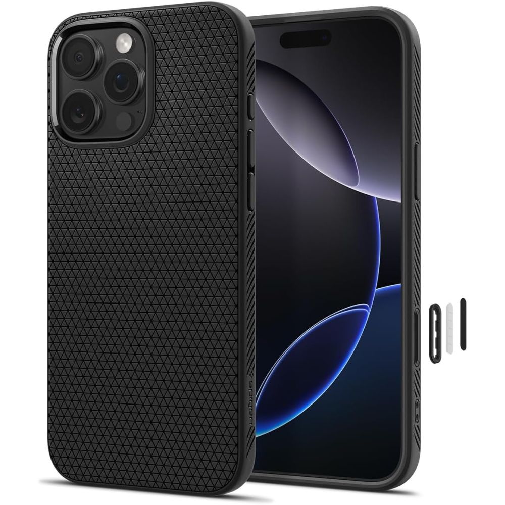 Spigen Liquid Air T MagSafe Case til iPhone 16 Pro Max - Matte Black