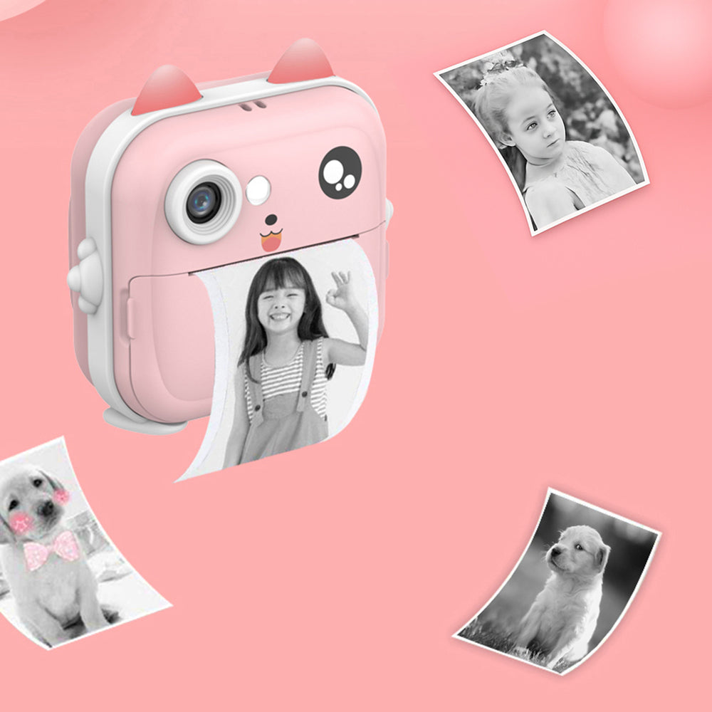 Wozinsky WDT-01 Thermal Printer Camera for Kids - Pink