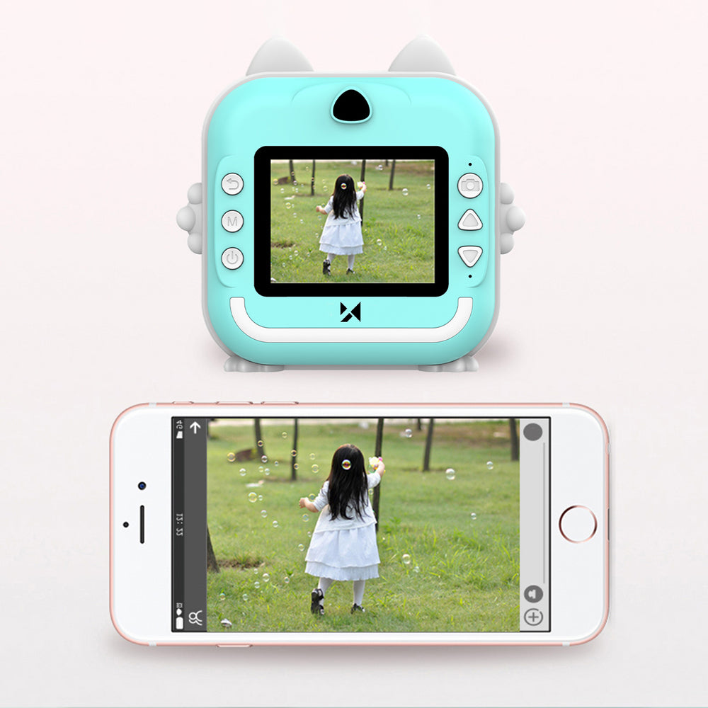 Wozinsky WDT-02 Termisk Printer Kamera til Børn - Blå