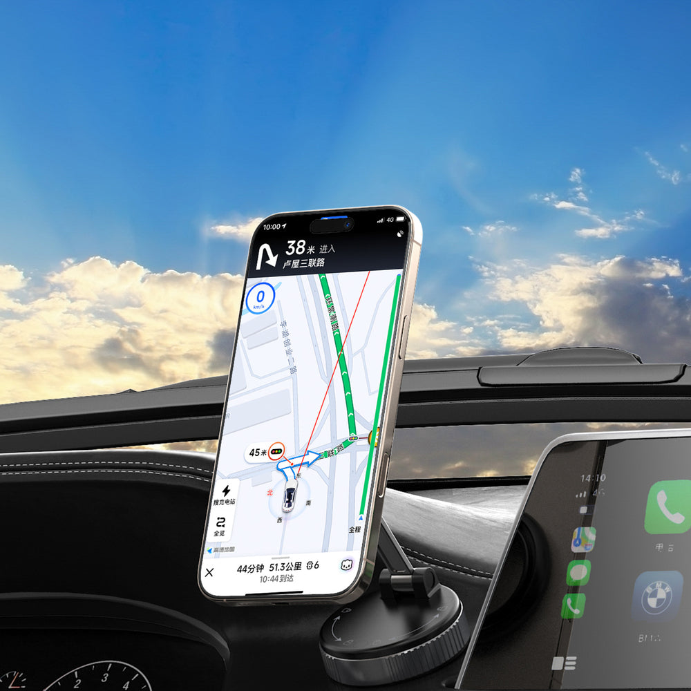 Wozinsky WUSM-01 Magnetisk bilholder til instrumentbræt/forrude - sort