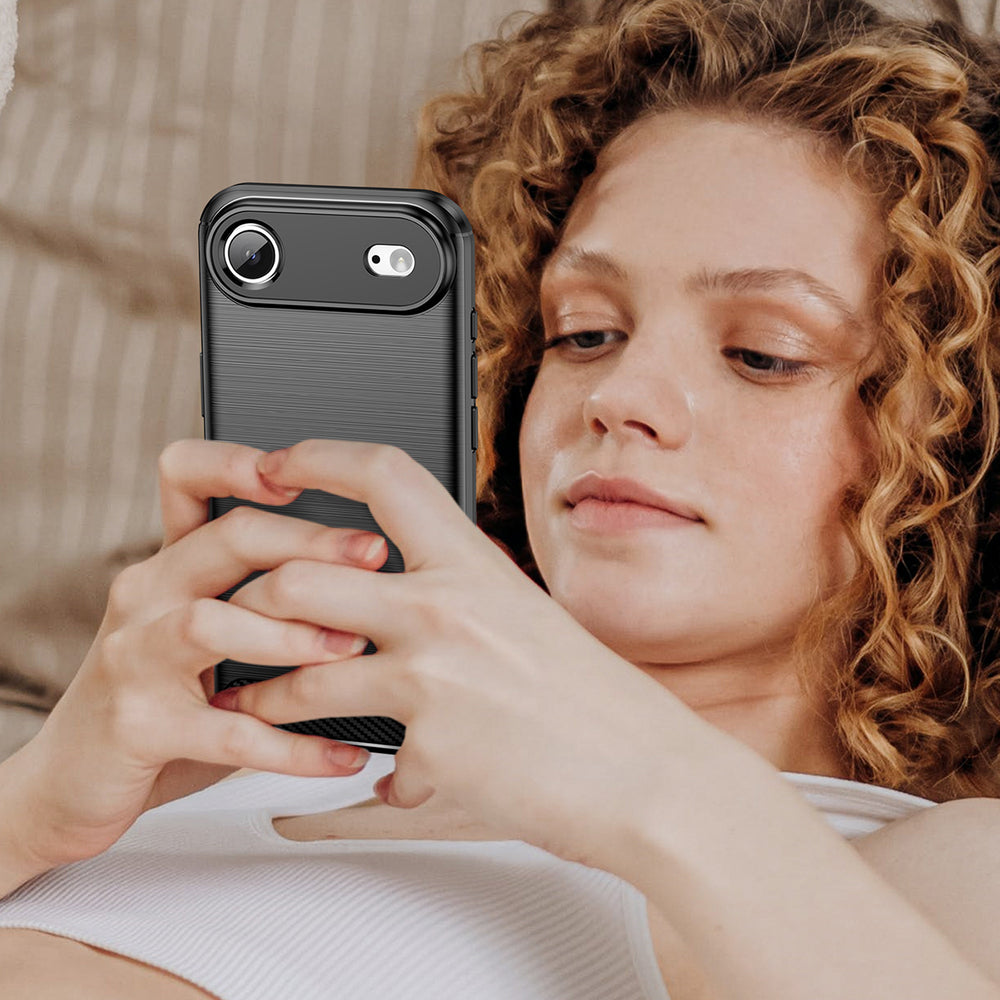 Carbon Case til iPhone 17 Air - sort