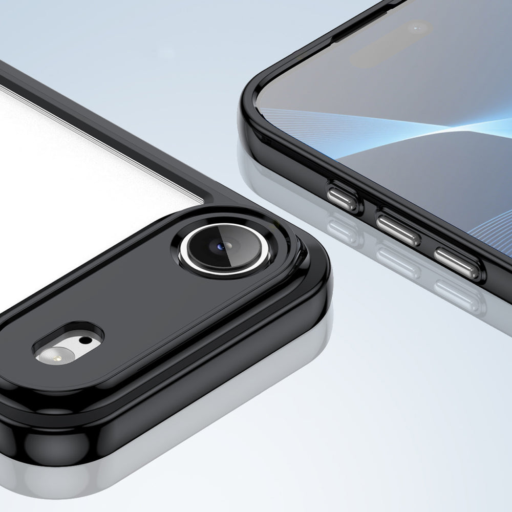 Outer Space Case til iPhone Air - sort gennemsigtigt