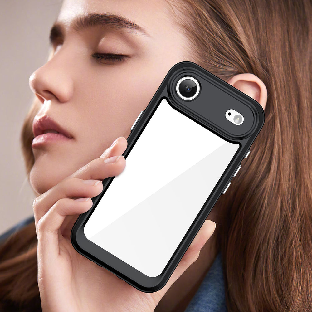 Outer Space Case til iPhone Air - sort gennemsigtigt