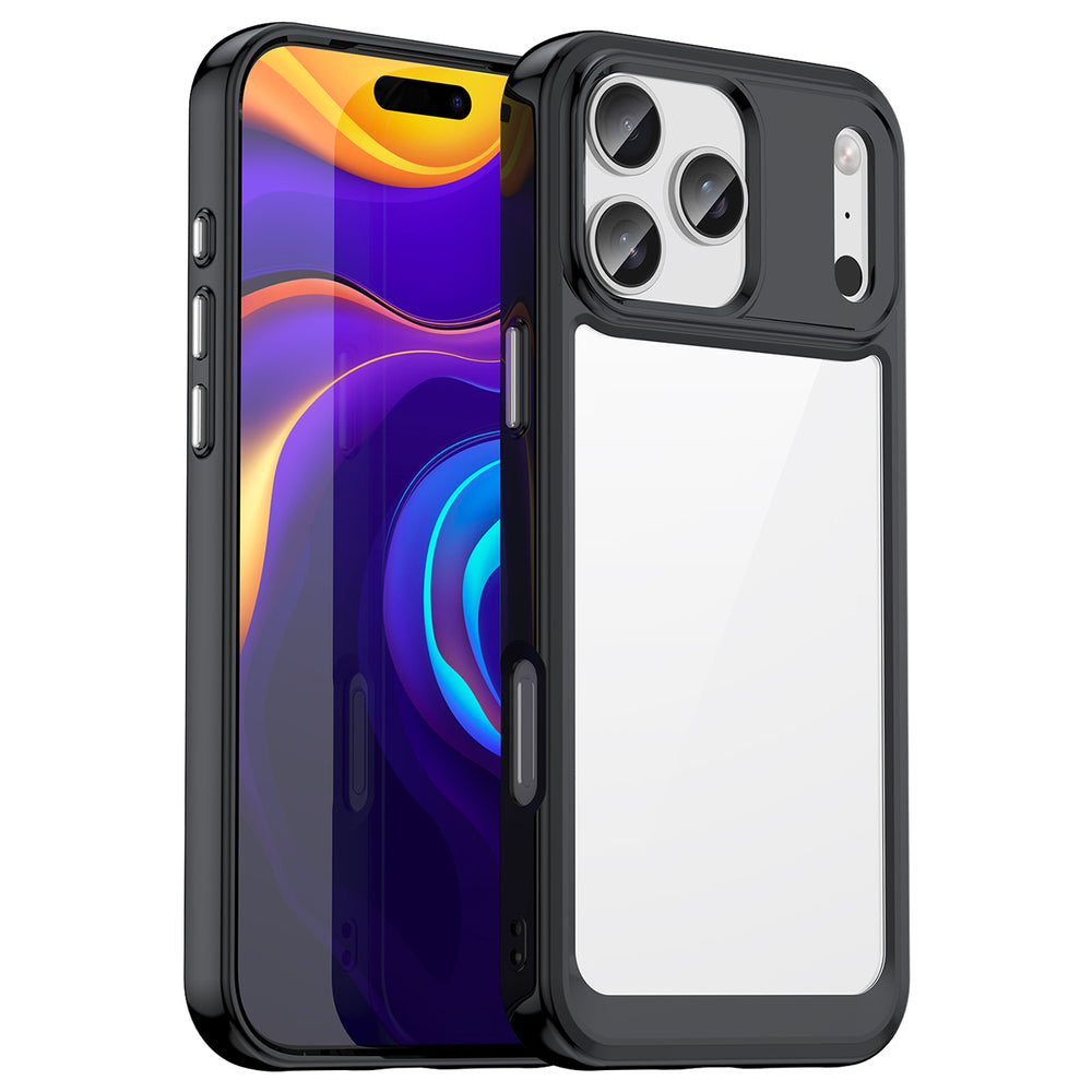 Outer Space Case til iPhone 17 Pro Max - sort gennemsigtigt