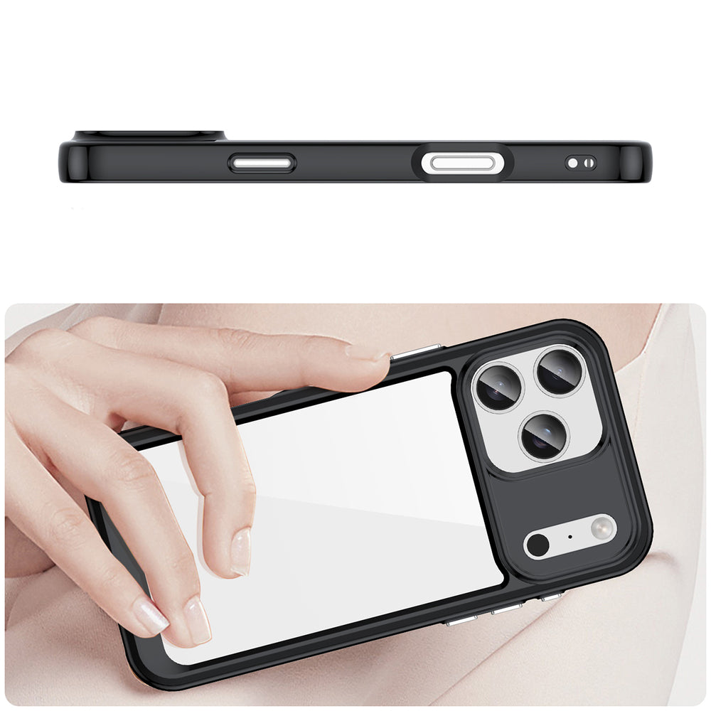 Outer Space Case til iPhone 17 Pro Max - sort gennemsigtigt