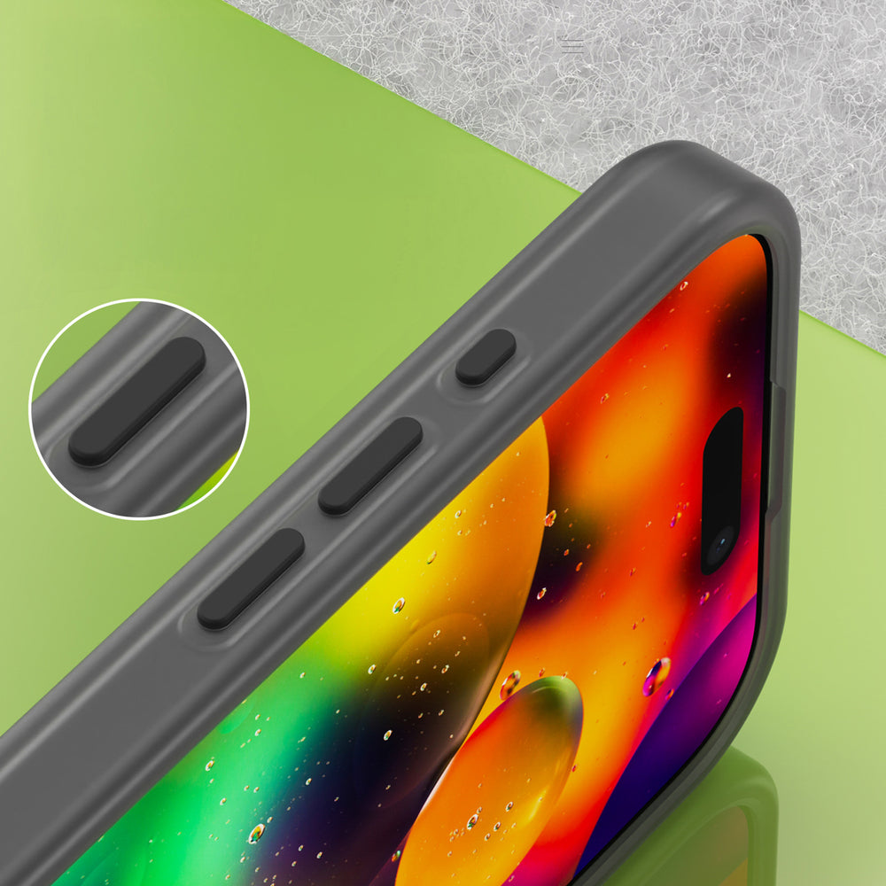 Magnetic Abrasive iPhone 17 Case Compatible with MagSafe - Matte Black