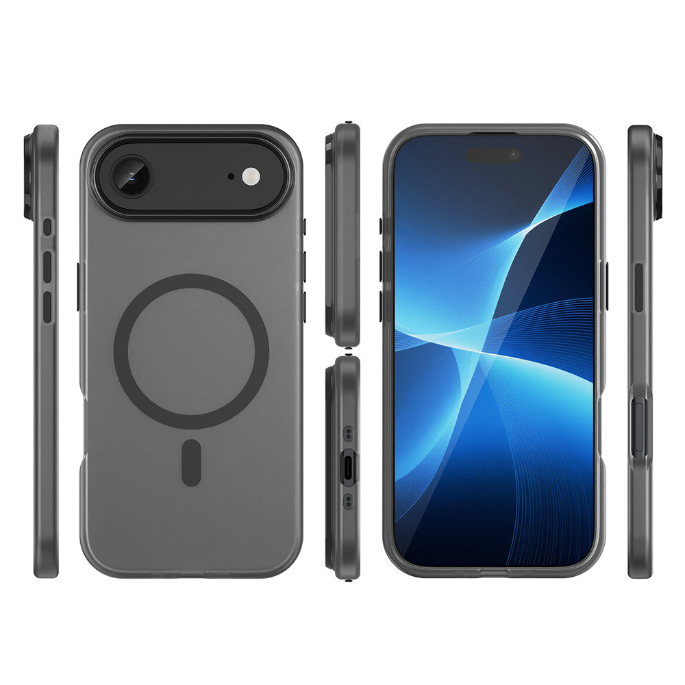 Magnetisk slibende iPhone Air Case Kompatibel med MagSafe - Matte Black