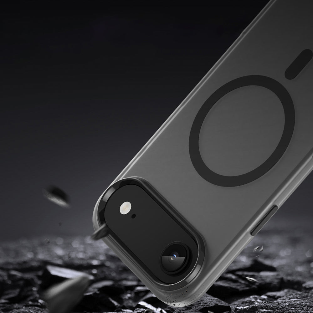 Magnetisk slibende iPhone Air Case Kompatibel med MagSafe - Matte Black