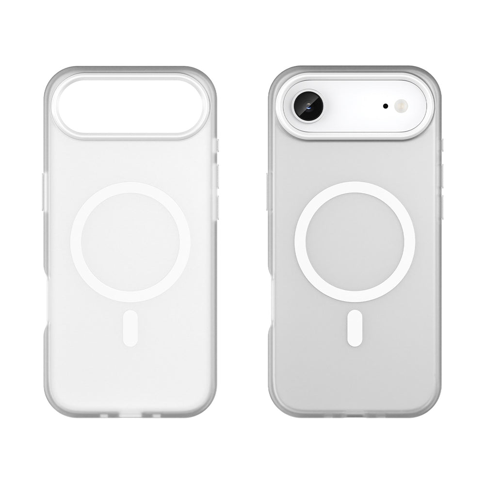 Magnetisk slibende iPhone 17 Air Case Kompatibel med MagSafe - Matte White