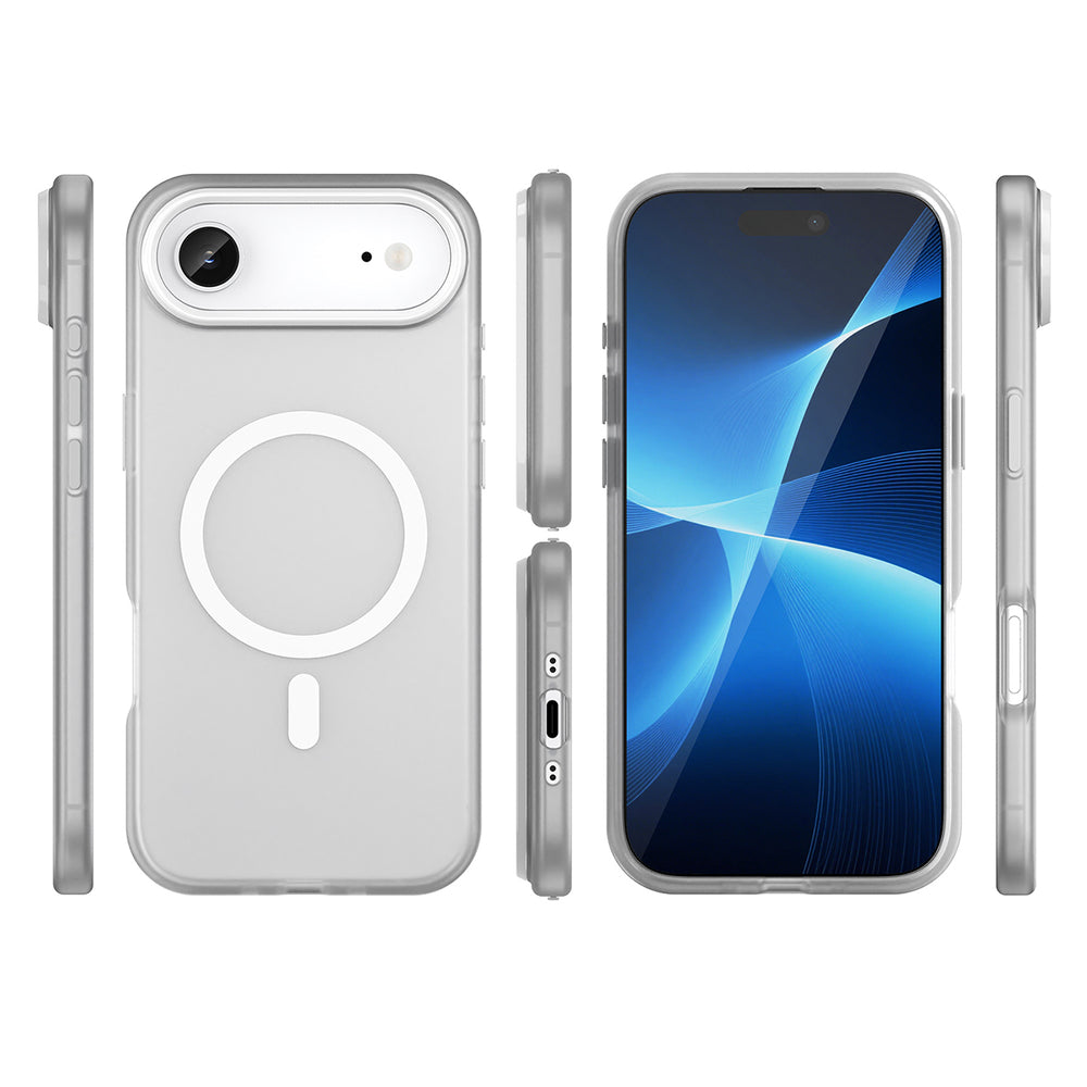 Magnetisk slibende iPhone Air Case Kompatibel med MagSafe - Matte White