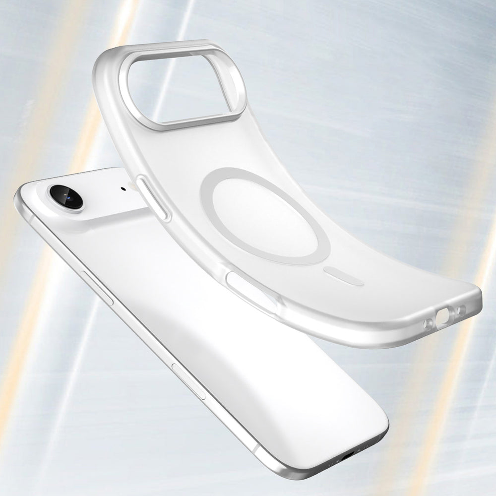 Magnetisk slibende iPhone Air Case Kompatibel med MagSafe - Matte White