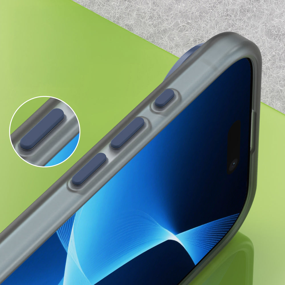 Magnetisk slibende iPhone Air Case Kompatibel med MagSafe - Matte Blue