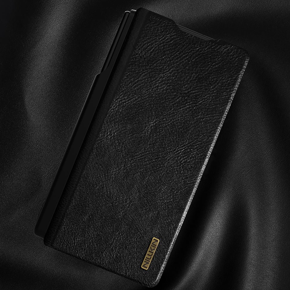 Nillkin Qin Pro Case til Samsung Galaxy Z Fold 7 med S Pen Space - sort