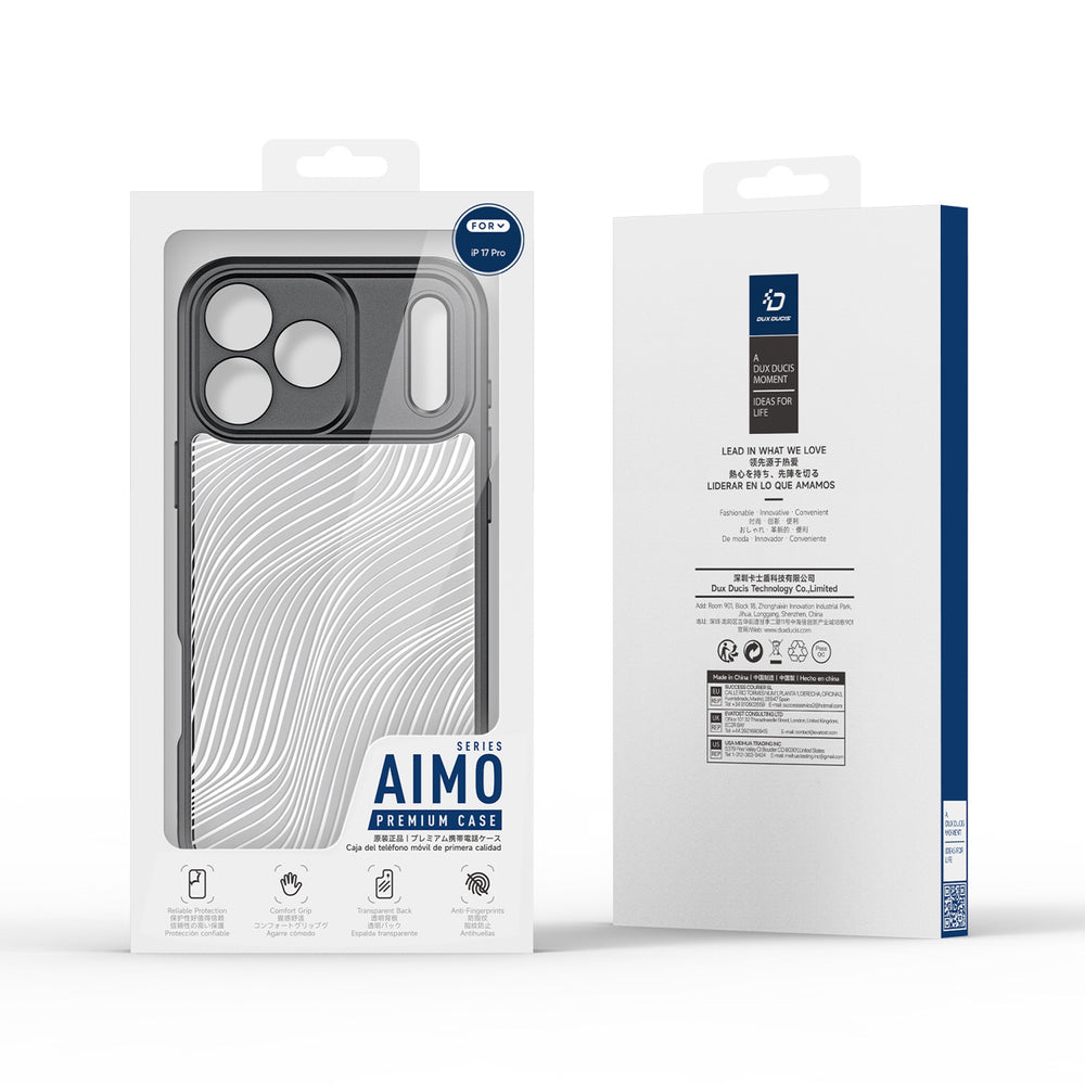 Dux Ducis Aimo Case til iPhone 17 Pro Sort