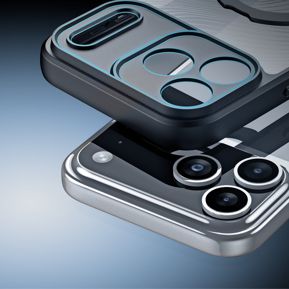 Dux Ducis Aimo Mag Case med magnetisk ring og stativ til iPhone 17 Pro Max - sort